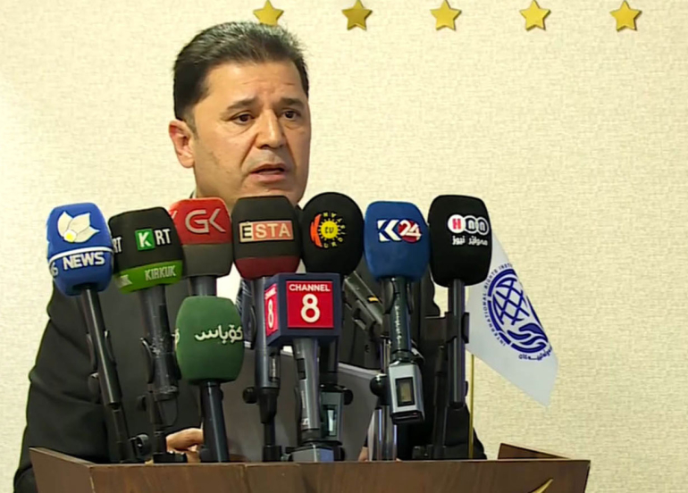 زيباري: العمل جارٍ على تنظيم العمل الصحفي وتحديث الهويات النقابية في إقليم كوردستان