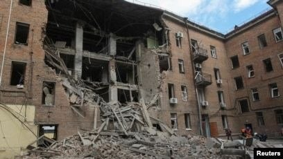 هێرشی ڕووسیا بۆ سەر ئۆکرانیا 10 کوژراوی لێکەوتەوە