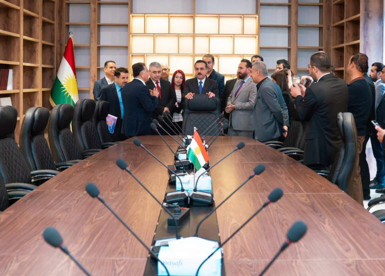 محافظ أربيل يفتتح مركزاً علمياً وقاعدة بيانات لموارد المياه والتربة