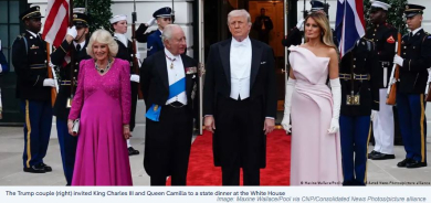 Trump, King Charles Agree Iran Must Not Obtain Nuclear Weapons at White House State Dinner