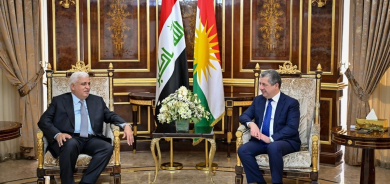 رئيس الحكومة يستقبل رئيس هيئة الحشد الشعبي