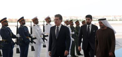 نيجيرفان بارزاني يصل إلى أبو ظبي