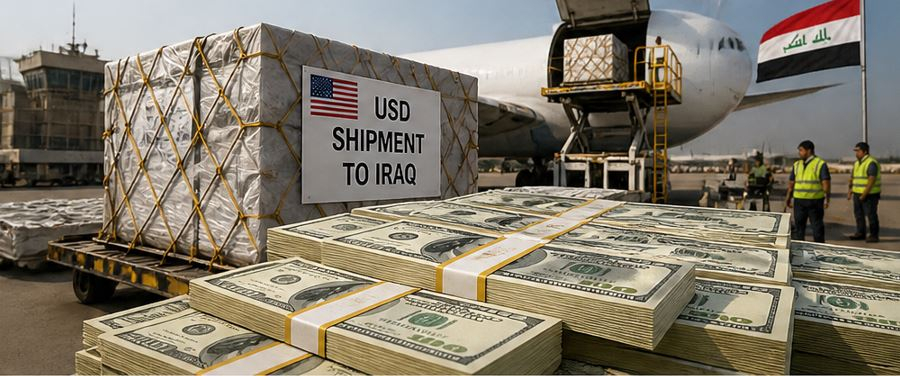 Dollar Shipments Resume to Iraq After Two-Month Pause, Easing Currency Pressure