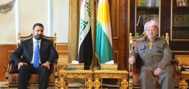 ســــەرۆک بارزانی پێشوازی لە سەرۆکوەزیرانی راسپێردراوی عێراق عەلی زەیدی کرد و ئێستا لە کۆبوونەوەدان.