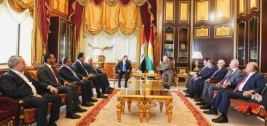 الرئيس بارزاني وعلي الزيدي يبحثان تشكيل الحكومة العراقية الجديدة
