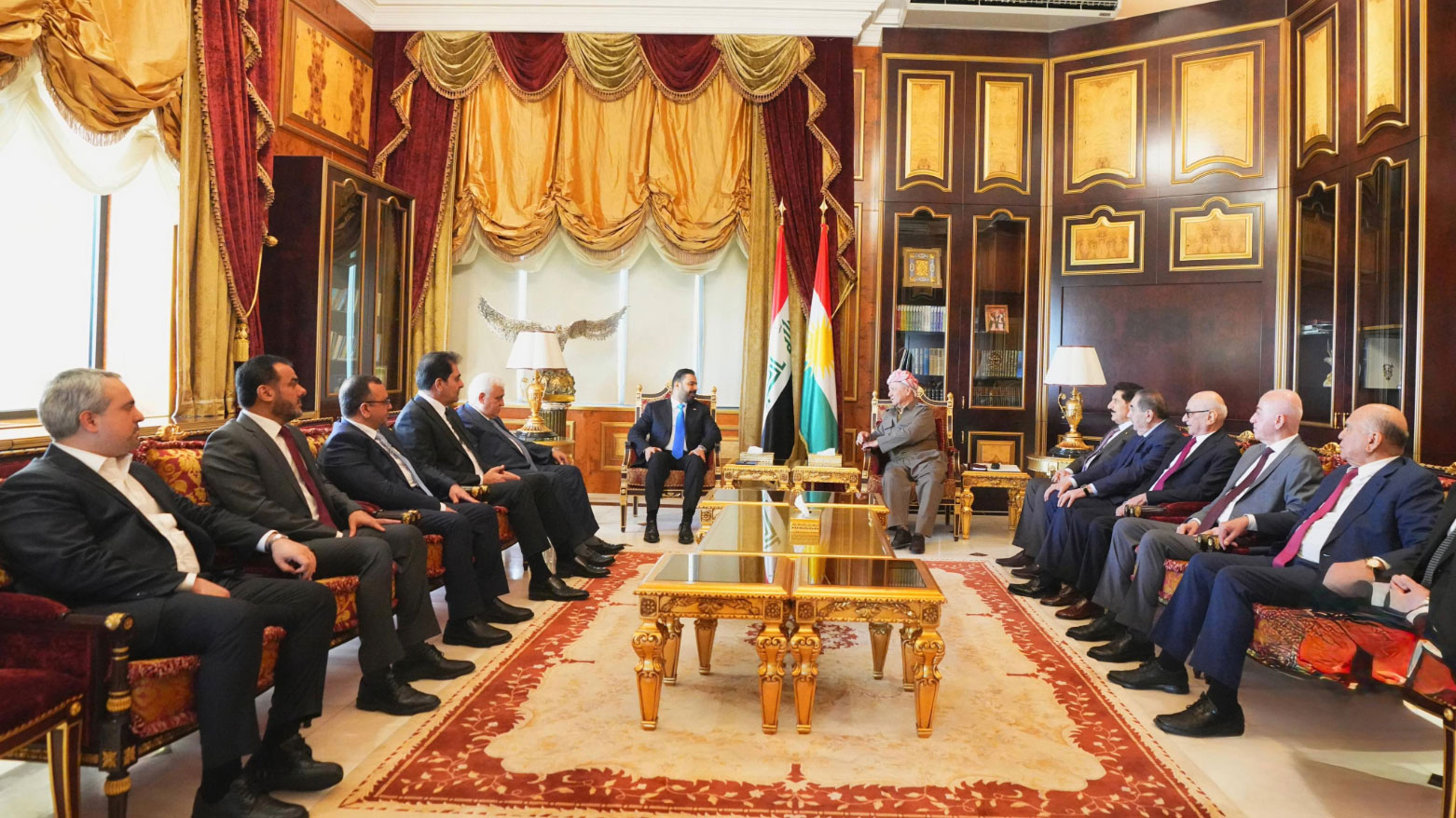 الرئيس بارزاني وعلي الزيدي يبحثان تشكيل الحكومة العراقية الجديدة