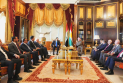 الرئيس بارزاني وعلي الزيدي يبحثان تشكيل الحكومة العراقية الجديدة