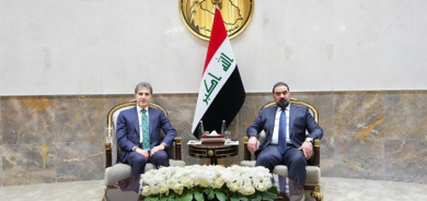 نيجيرفان بارزاني وهيبت الحلبوسي يبحثان تشكيل الحكومة العراقية الجديدة