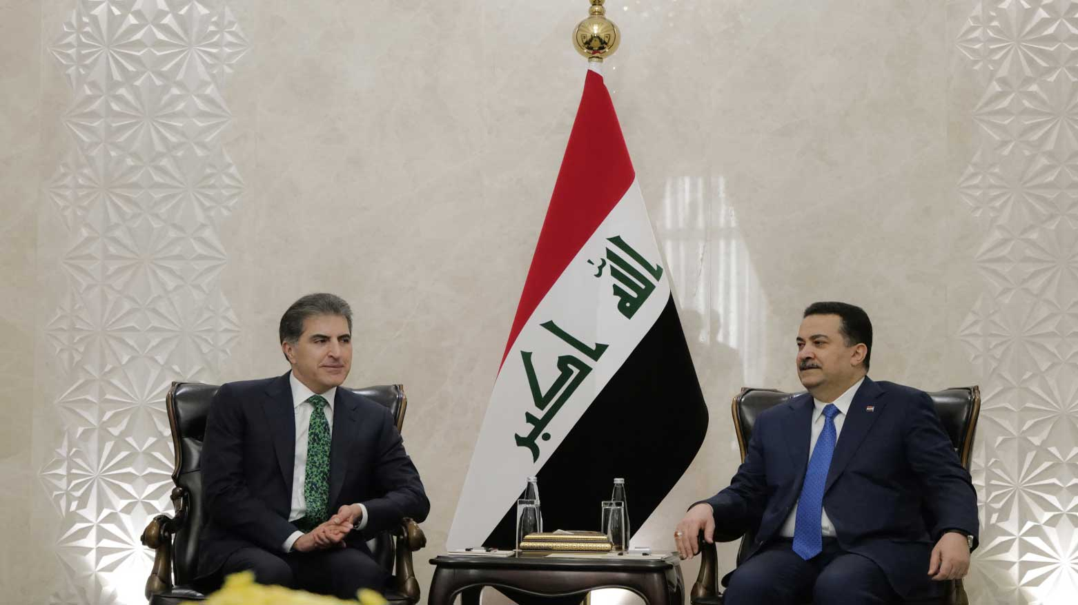 نيجيرفان بارزاني يجتمع مع رئيس الوزراء محمد شياع السوداني
