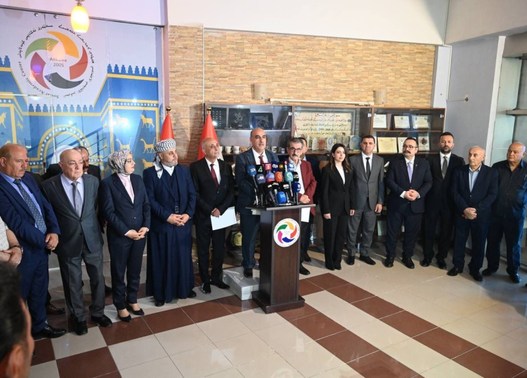 أربيل.. بيان من القوى والأحزاب والمؤسسات الممثِّلة للمكوَّنين المسيحي والتركماني