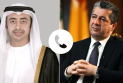 Prime Minister Masrour Barzani speaks with UAE Foreign Minister