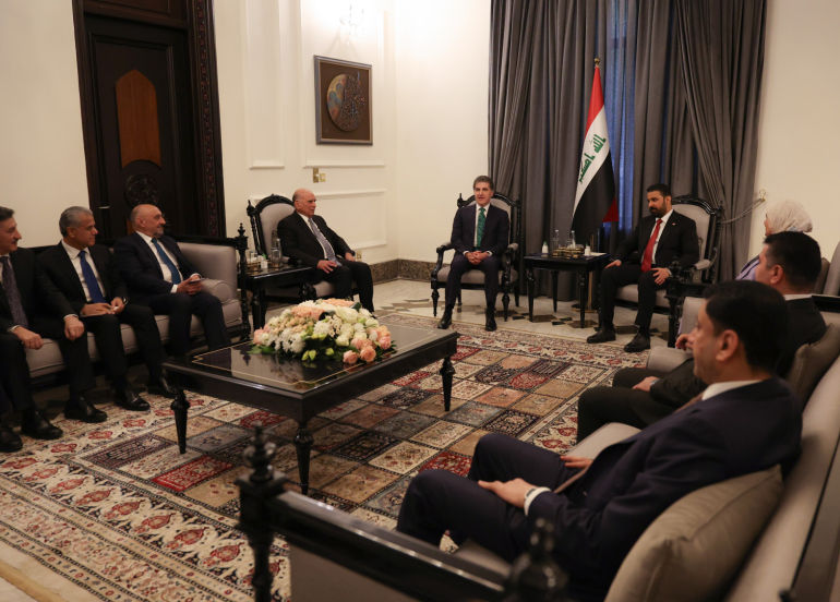 Kurdistan Region President Holds Series of High-Level Meetings in Baghdad