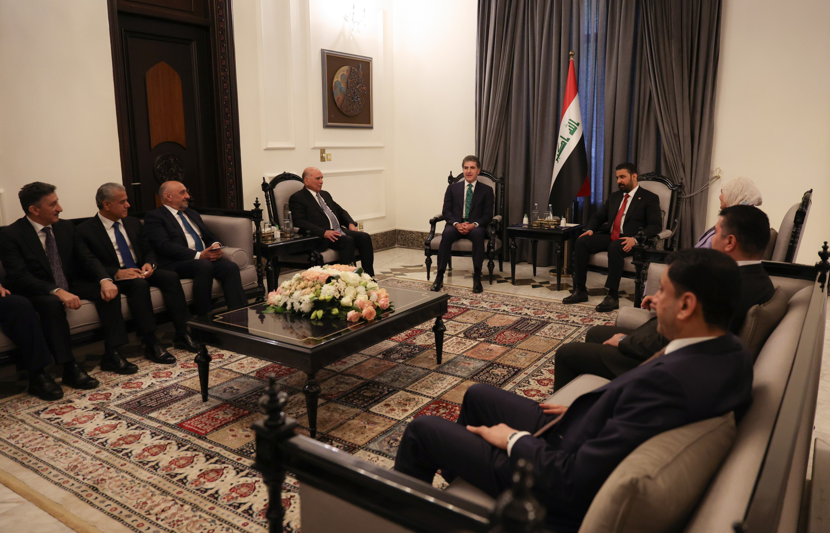 Kurdistan Region President Holds Series of High-Level Meetings in Baghdad