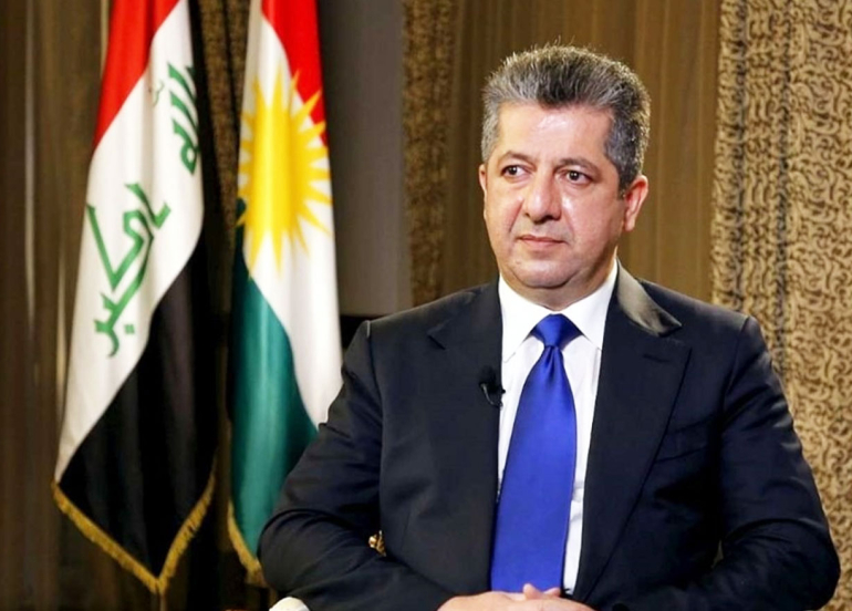 PM Barzani Reaffirms Support for UAE in Call with Sheikh Mohamed bin Zayed