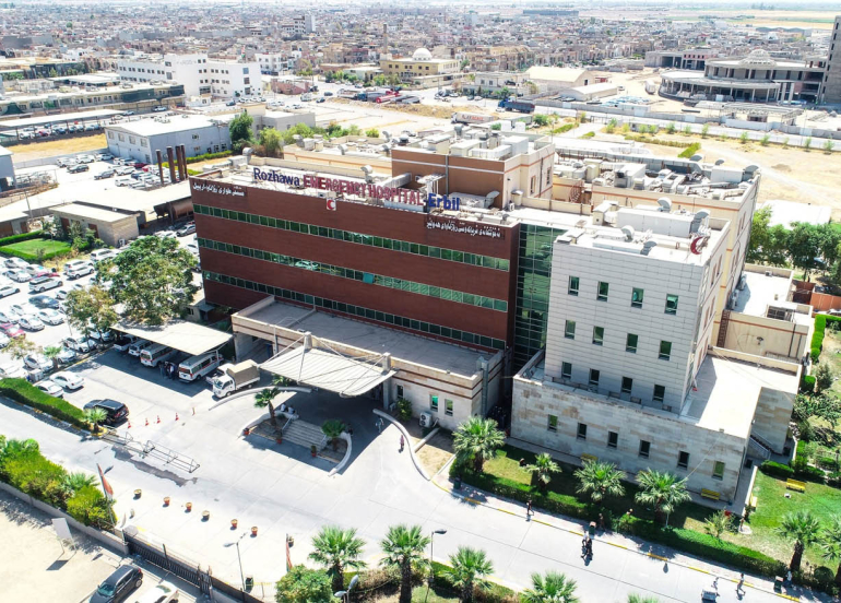 مستشفى طوارئ غرب أربيل يستقبل 17 ألف مراجع ويجري 463 عملية جراحية في شهرٍ واحد