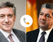 Prime Minister Masrour Barzani and Belgian Deputy Prime Minister Discuss Bilateral Relations