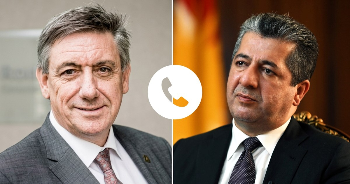 Prime Minister Masrour Barzani and Belgian Deputy Prime Minister Discuss Bilateral Relations