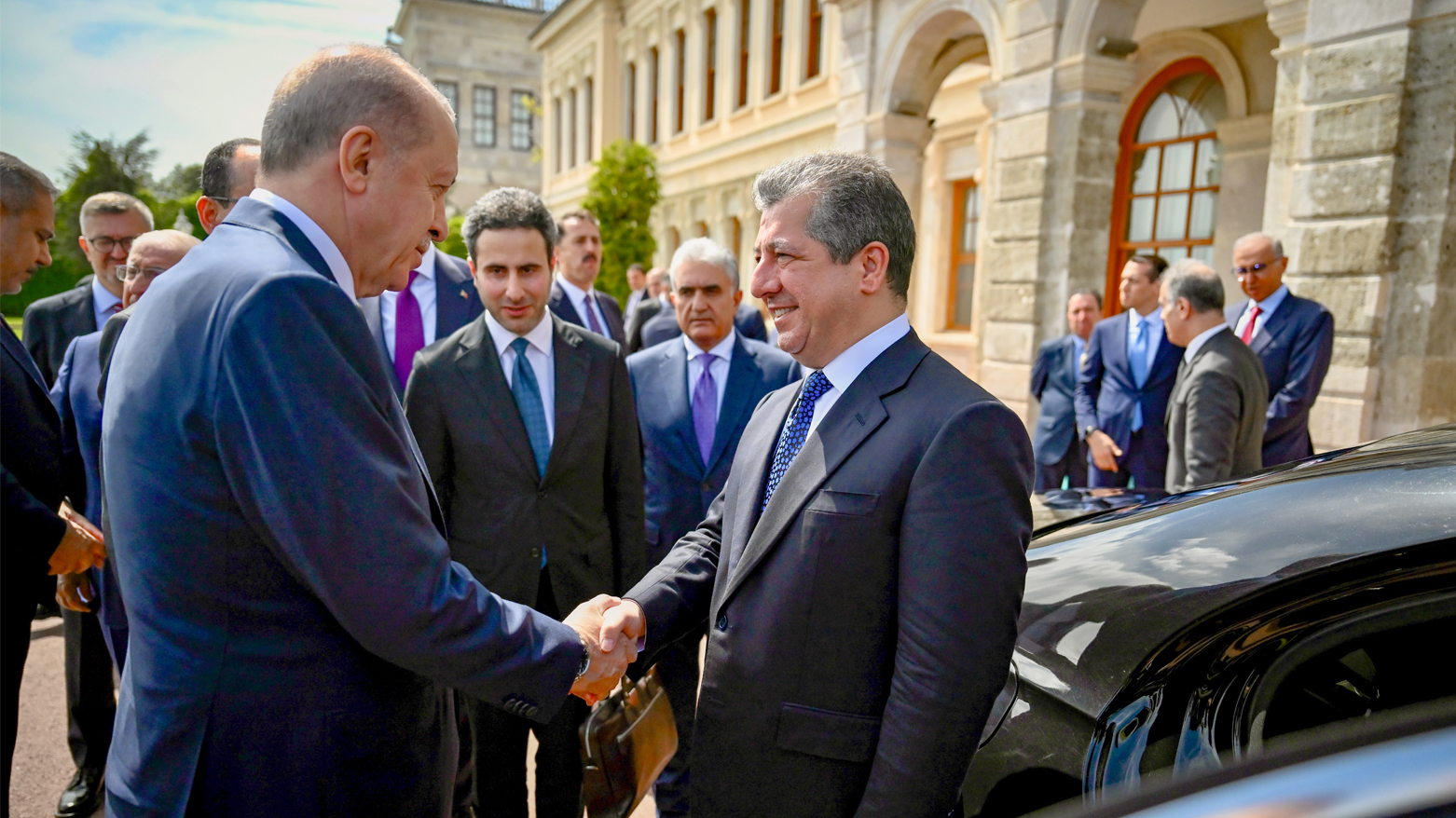 Naveroka civîna Mesrûr Barzanî û Recep Tayyip Erdogan
