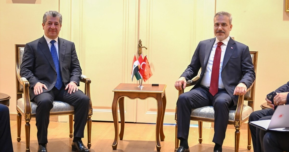 Serokê Hikûmeta Herêma Kurdistan û Wezîrê Derve yê Tirkiyê civiyan