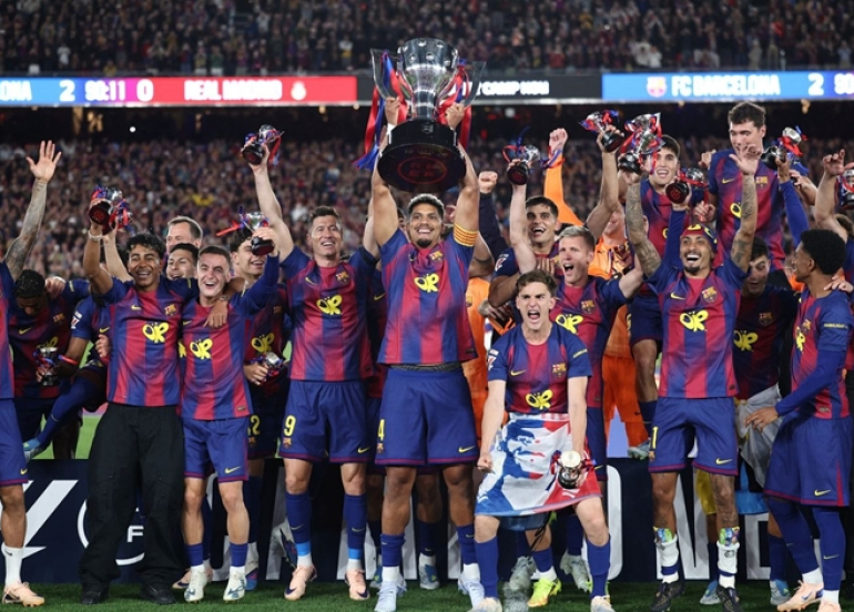 Barcelonayê îmana Real Madridê çikand û bû şampiyon