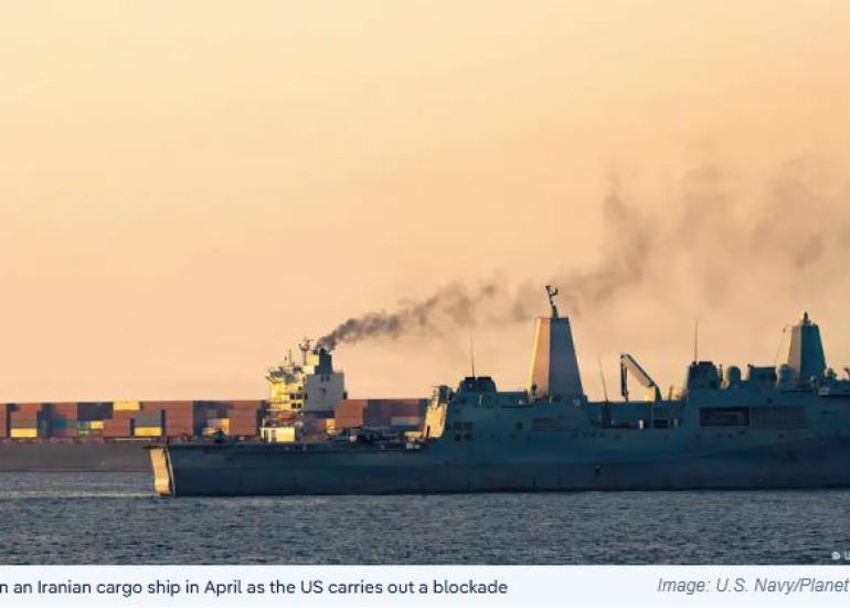 US Warns of “Devastating” Response if Ships Are Attacked in Strait of Hormuz