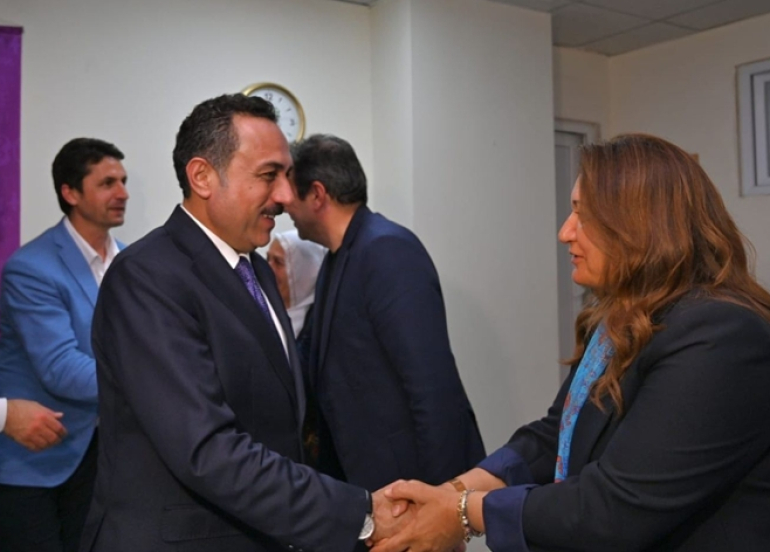 AMED - Parêzgarê Hewlêrê DEM Partî ziyaret kir