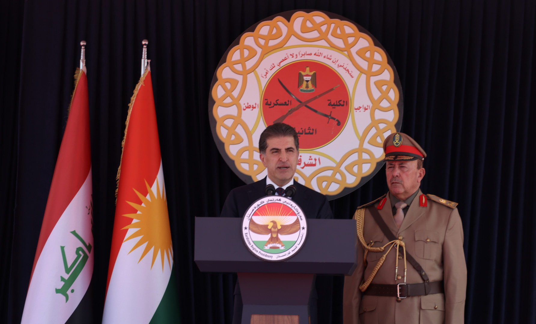 President of the Kurdistan Region Attends Graduation of 359 New Peshmerga Officers in Zakho