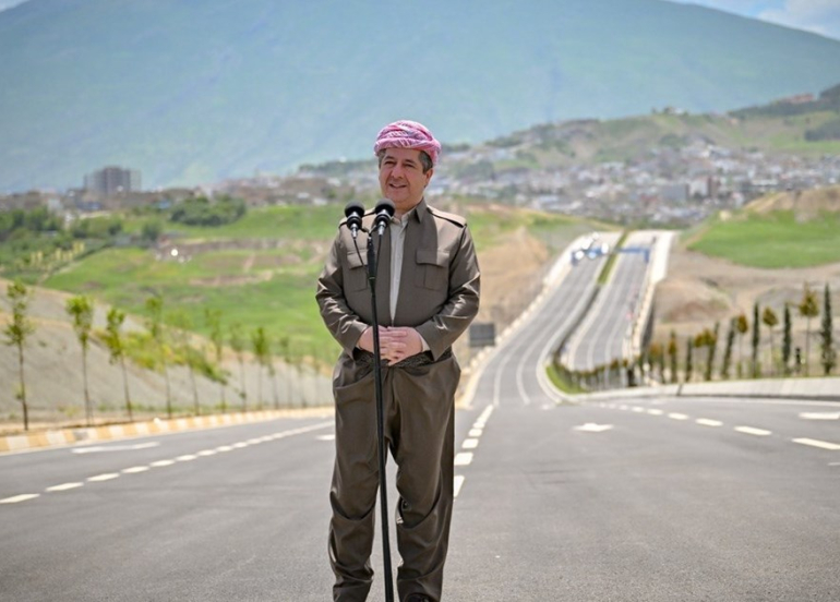PM Barzani Inaugurates Iraq’s Highest Bridge in Major Infrastructure Project in Soran