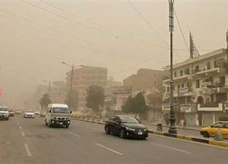 الانواء الجوية:الطقس في العراق يكون  غائماً جزئياً اليوم  مع فرصة لتساقط زخات مطر خفيفة