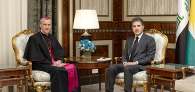 سفير الفاتيكان الجديد يثمّن دور نيجيرفان بارزاني في حماية المسيحيين وترسيخ ثقافة التعايش السلمي