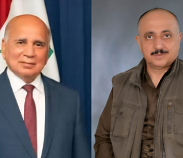 غەفوور مەخمووری  پیرۆزبایى له د. فوئاد حوسێن وەزیرى دەرەوەى عێراق كرد