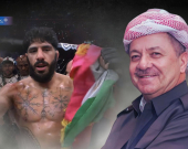 Serok Barzanî pîrozbahî li pehlevanê cîhanî Namo Fazil kir