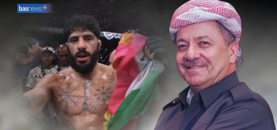 Serok Barzanî pîrozbahî li pehlevanê cîhanî Namo Fazil kir