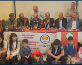 Dengbêj û zarokan li Stenbolê Cejna Zimanê Kurdî pîroz kir