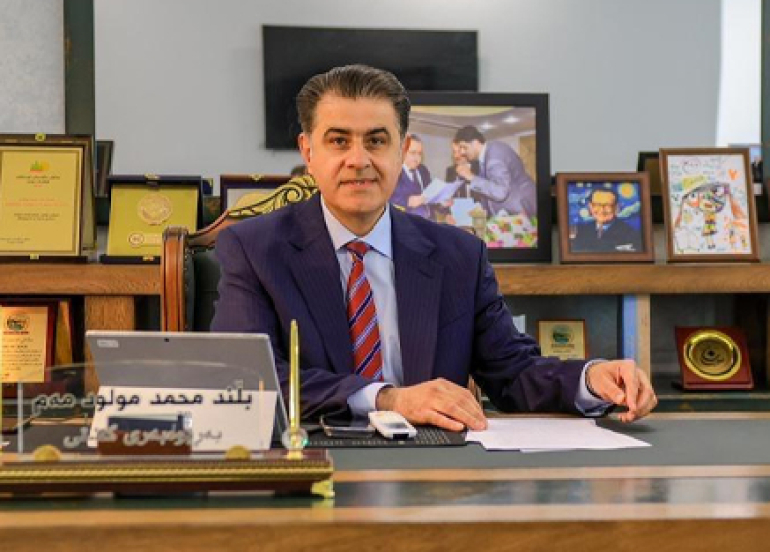 Hiqûqnas Bilind Mihemed Mewlûd Mem, Rêveberê Giştî yê Tomarkirina Kompanyayan ji bo Gulan: Em wek Hikûmeta Herêma Kurdistanê tîşka xwe xistiye ser çaksazî û herî zêde hêsankariyê di kerta bazirganî û pîşesaziyê de