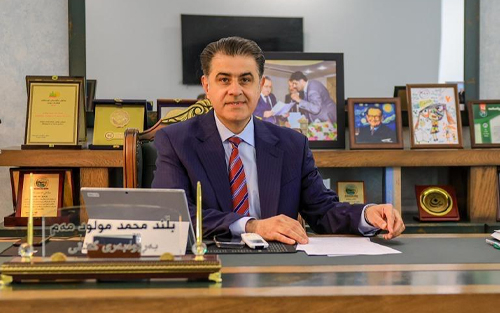 Hiqûqnas Bilind Mihemed Mewlûd Mem, Rêveberê Giştî yê Tomarkirina Kompanyayan ji bo Gulan: Em wek Hikûmeta Herêma Kurdistanê tîşka xwe xistiye ser çaksazî û herî zêde hêsankariyê di kerta bazirganî û pîşesaziyê de