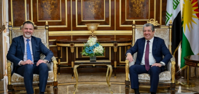 رئيس حكومة إقليم كوردستان يستقبل المستشار الخاص لرئيس مجلس الوزراء الاتحادي
