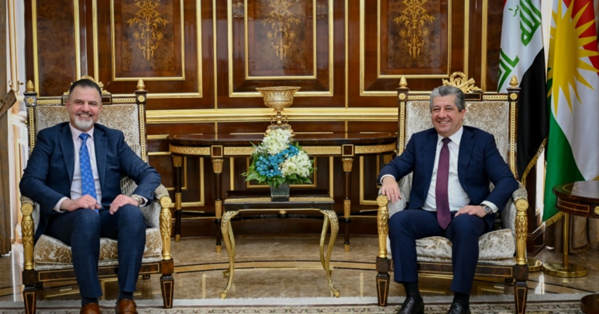 رئيس حكومة إقليم كوردستان يستقبل المستشار الخاص لرئيس مجلس الوزراء الاتحادي