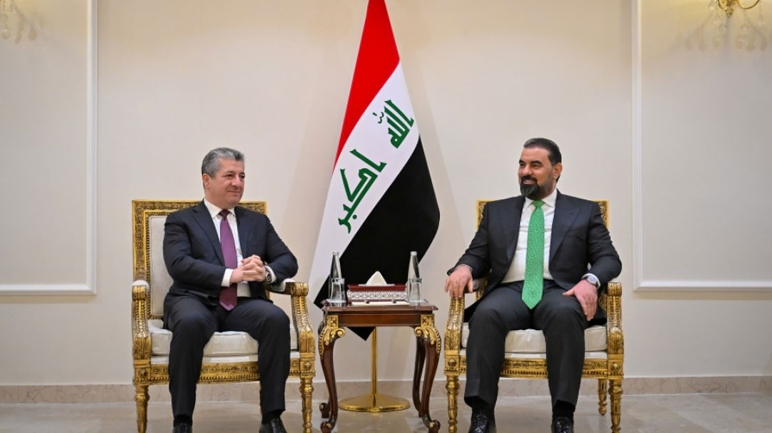 رئيس الحكومة يواصل لقاءاته في بغداد ويجتمع مع رئيس مجلس النواب