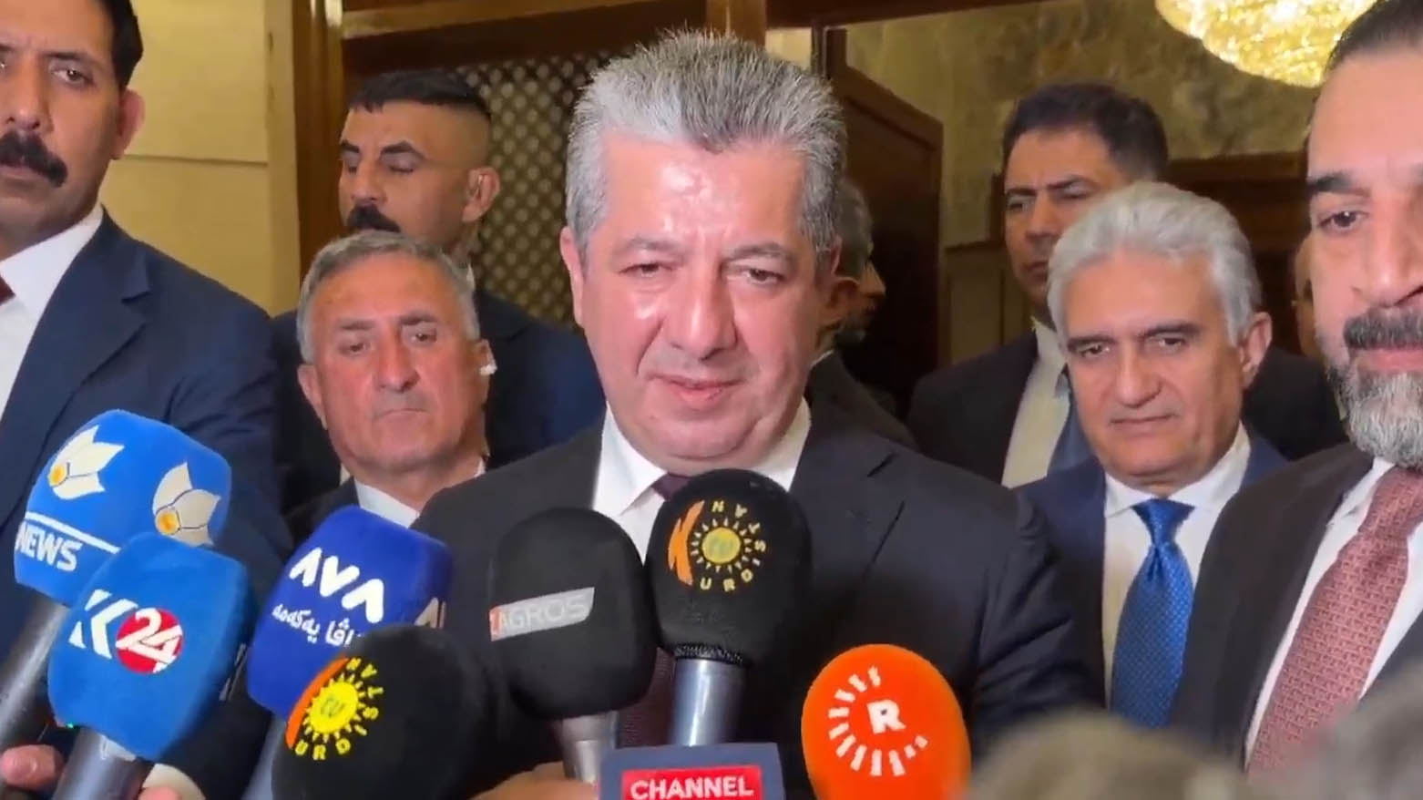 رئيس حكومة إقليم كوردستان: اجتماعاتنا مع المسؤولين العراقيين كانت إيجابية للغاية