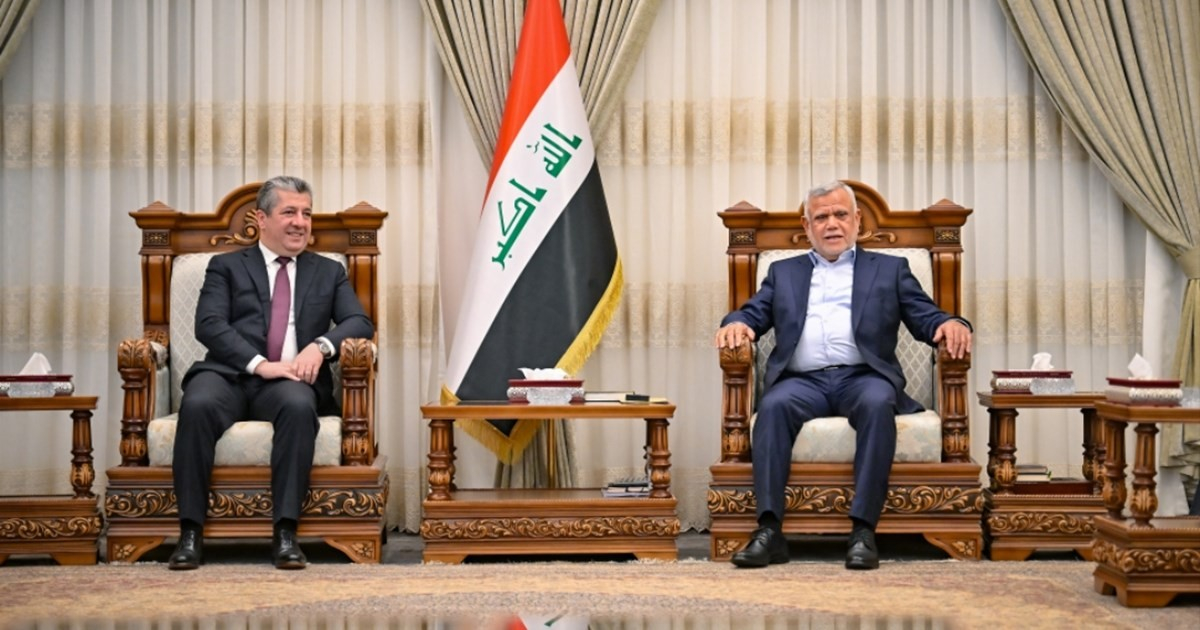 رئيس الحكومة يتابع لقاءاته في بغداد ويجتمع مع الأمين العام لمنظمة بدر