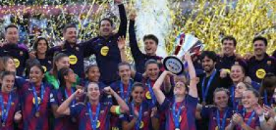 «سيدات برشلونة» يخطفن كأس أبطال أوروبا