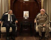 بـــاره‌گـــای بـــارزانی  : ســـەرۆك  بارزانی پێشوازی لە مامۆستا سەلاحەددین بەهائەدین ئەمینداری گشتیی یەكگرتووی ئیسلامی كوردستان كرد.