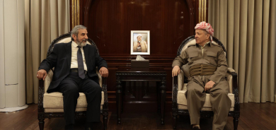 بـــاره‌گـــای بـــارزانی  : ســـەرۆك  بارزانی پێشوازی لە مامۆستا سەلاحەددین بەهائەدین ئەمینداری گشتیی یەكگرتووی ئیسلامی كوردستان كرد.