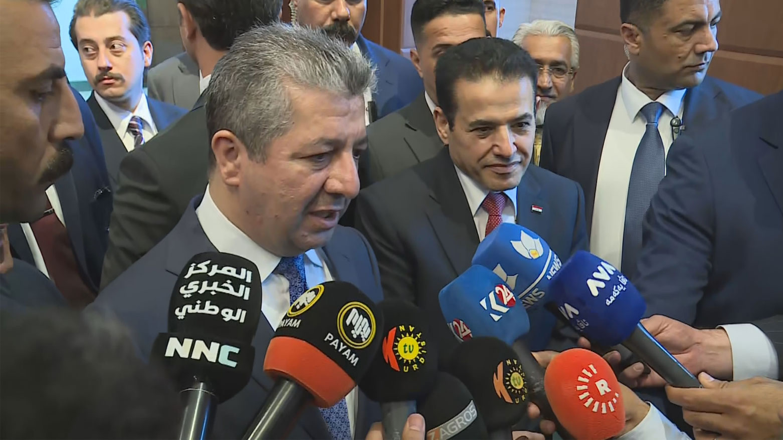 مسرور بارزاني :ناقشنا الهجمات على إقليم كوردستان مع قاسم الأعرجي