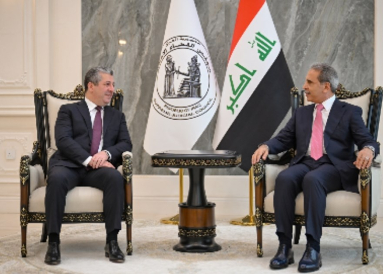 Prime Minister Masrour Barzani Holds High-Level Talks in Baghdad on Federal-KRG Relations