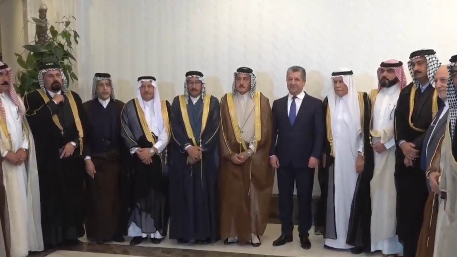 مسرور بارزاني لشيوخ عشائر العراق: دعمكم يمنحنا القوة ونعتز بروابطنا التاريخية