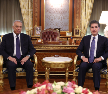 نێچیرڤان بارزانی، سەرۆکی هەرێمی کوردستان، پێشوازیی لە بەڕێز مستەفا ئەلکازمی، سەرۆکوەزیرانی پێشووتری عێراق کرد.