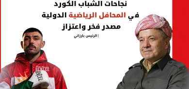 الرئيس بارزاني يهنئ البطل الدولي 
