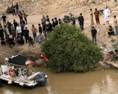 مصرع 6 أشخاص أثناء محاولة إنقاذ نساء وأطفال من الغرق بنهر دجلة في صلاح الدين